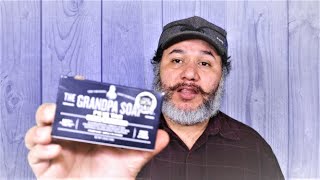 Amazing Soaps Granpas Pine Tar Soap Review [upl. by Eiloj]