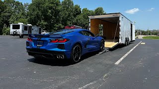 Picking up Rob Pitts C8 from the Corvette Museum [upl. by Annekim]