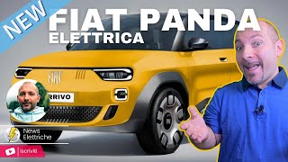 La NUOVA FIAT PANDA ELETTRICA ecco come sarà [upl. by Erdnaet]