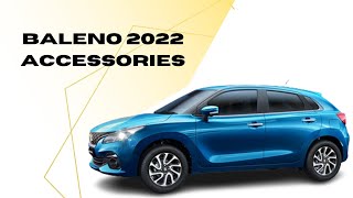 Nexa Baleno 2022 Accessories  With Price List [upl. by Chuah]