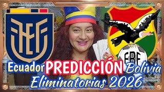 Ecuador Vs Bolivia eliminatorias Sudamericana prediccionesdeportivas pronosticos predicciones [upl. by Llekcor]