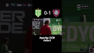 UN DÍA COMO HOY San Lorenzo 10 Banfield Superliga 1920 futbol sanlorenzo banfield [upl. by Neeliak]