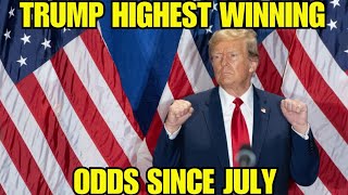 Trump Hits Highest Election Odds Since July  Nate Silvers Latest Forecast [upl. by Aham]