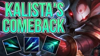 Kalistas Comeback  Kalista Full Gameplay S7 [upl. by Maximo325]