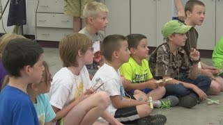 Lil Mavs Engineering Camp teaching kids about engineering [upl. by Ardien388]