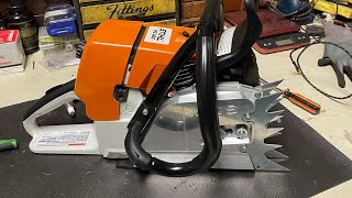 Frankenstein Stihl MS460 Farmertec Kit Saw [upl. by Wertz]