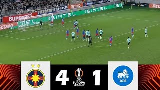 FCSBRFS 41 REZUMAT GOLURI EUROPA LEAGUE [upl. by Larine125]