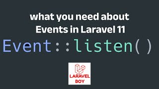 Laravel 11 Events Simplified New Approach Without EventServiceProvider [upl. by Wight]