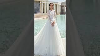 Modern Wedding Dresses 2024  Unique Wedding Dress Ideas  Top Trending Bridal Gowns [upl. by Yelyac]