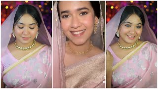 I Tried To Recreate Munzereen Shahids Wedding Makeup Look 🌸 [upl. by Figge]