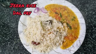 ಬಾಯಲ್ಲಿ ನೀರುರಿಯುವ ಡಾಬ style jeera rice with dal fry recipe party style jeera rice dal fry ಜೀರ ರೈಸ್ [upl. by Anrahc]