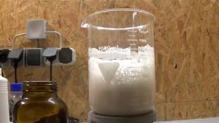 Calcium acetate synthesis first step to lead2acetate [upl. by Alidis]