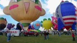 Balloon Fiesta Time Lapse [upl. by Ahsiekit]