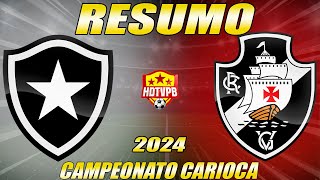 Vasco vence o Botafogo por 4 a 2 e entra no G4 do Campeonato Carioca [upl. by Maureen]