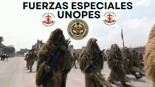 Desfile Militar Mexicano 2024  MARINA DE MEXICO⚓ UNOPES  FUERZAS ESPECIALES [upl. by Florenza693]