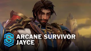 Arcane Survivor Jayce Wild Rift Skin Spotlight [upl. by Copp]