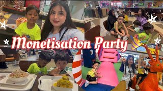 Monetisation Ki Party Karne Gaye Pink Square Mall ✨🎉🎊 [upl. by Ennahtur629]