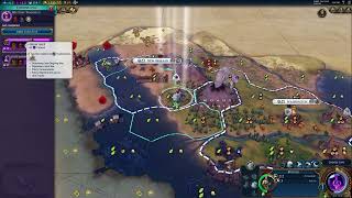 Sid Meiers Civilization VI Single player game part 1 [upl. by Arrat]