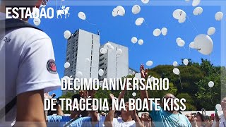 Famílias pedem justiça no décimo aniversário de tragédia na boate Kiss [upl. by Towland]