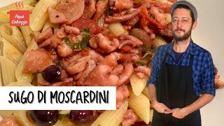 PASTA COI MOSTRI Ovvero sugo di moscardini affogati semplice e tenerissimo [upl. by Arhez]