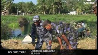 Tamil Tigers airplanes shot down in Colombo Sri Lanka [upl. by Derk]