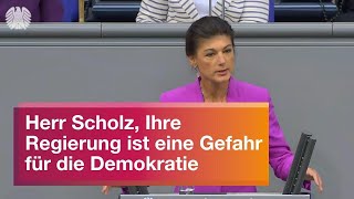 Herr Scholz Ihre Regierung ist eine Gefahr für die Demokratie [upl. by Paulo]