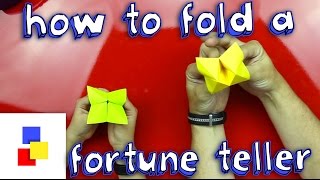 How To Fold A Fortune Teller [upl. by Alansen]