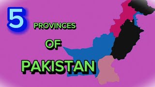 Provinces of Pakistan and their capital cities Division [upl. by Nwaf]