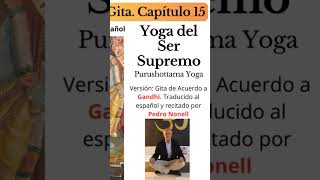 Yoga del Ser Supremo Short Recitado en Español Pedro Nonell Bhagavad Gita [upl. by Mcdougall]