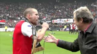 Feyenoord sfeer in de kuip na Feyenoord  Ajax 42 [upl. by Eduino]