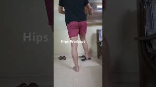 Hips Workout homeworkout hipsworkout fitnessmotivation youtubeshorts [upl. by Yarezed368]