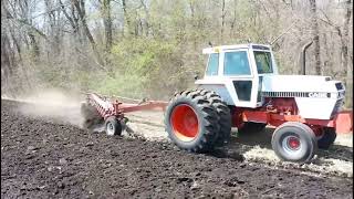 Plow Day 2023 Drone Video 60 Tractors 130 Acres Plowed In 3 Hours [upl. by Jem]