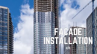 KFK Facade Installation  Wood Wharf [upl. by Mudenihc24]