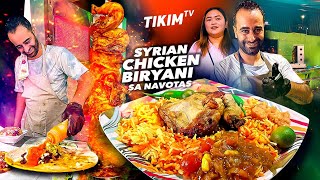 SHAWARMA Chicken BIRYANI  NAVOTAS STREET FOOD  Authentic SYRIAN Chef  BABAs Shawarma Story [upl. by Naeerb699]