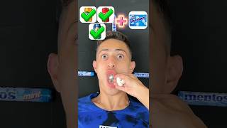 Sprite Menthol Reaction funny challenge shortvideo [upl. by Isolt]