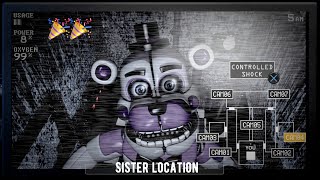 FNAF Sister Location Golden Freddy 1020 Mode Returns Very Hard [upl. by Emmons36]