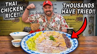 A 6Person Team Couldnt Finish This Famous 3kg Thai Chicken Rice Challenge in Bangkok Thailand [upl. by Meuser]