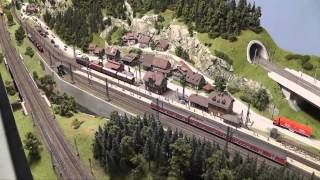 Modellbahnschauanlage in FürthOdw  Teil 1 Von der Küste bis zu den Alpen [upl. by Nivi]