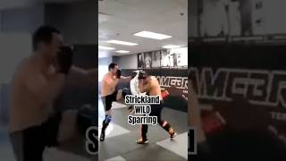 Strickland WILD Sparring wtf [upl. by Leeland]