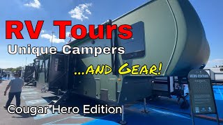 Hershey RV Show 2024Part 2  RV Tours  Unique and Interesting Finds [upl. by Lurleen]