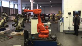 ABB IRB 1600 industrial robot Eurobots [upl. by Gosnell]