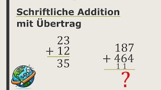 Schriftliche Addition  Schriftliches Plus Rechnen  Beispiele  Wissenswelt Mathe [upl. by Grantham142]