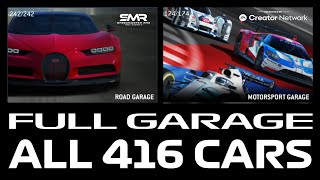 Real Racing 3 ALL 416 CARS  Full Garage [upl. by Ahser116]