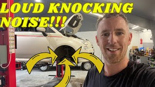 How to replace Fiat 500 lower suspension ArmWishbone [upl. by Jillene301]