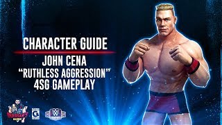 Character Guide Series John Cena quotRuthless Aggressionquot 4SG Gameplay   WWE Champions 😺 [upl. by Akinak499]