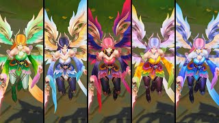 All Immortal Journey Kayle Chromas League of Legends [upl. by Yelra655]