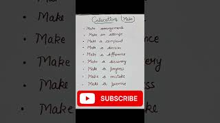 collocations  make collocations  learn collocations collocations [upl. by Connie]