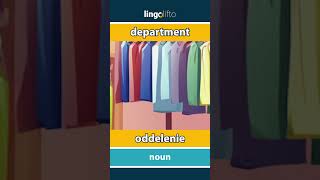 🇬🇧🇸🇰 department  oddelenie  vocabulary builder  learn English  naučme sa anglicky [upl. by Tibold]