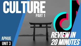 Culture with Tiktok Part 1  AP Human Geography Unit 3 Review in 20 minutes [upl. by Adnamas]