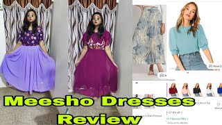 Meesho Dresses review  maxi gowns review  Shopping haul 🛒🛍️ [upl. by Ennej]